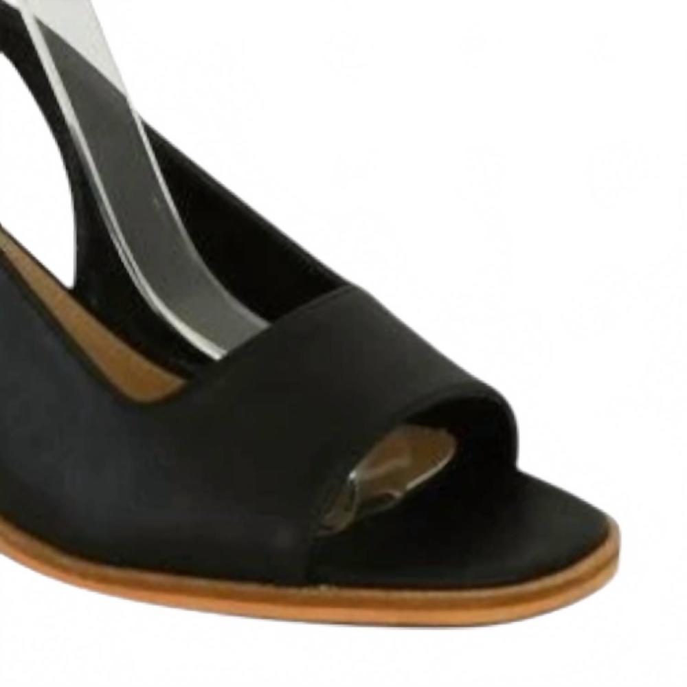 NEW BEAST FASHION women's isabel lace-up sandals in black - Picture 2 of 3
